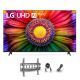 LG UHD 4K TV, 65"UR80 series, WebOS Smart AI ThinQ, Magic Remote,HDR10, HLG,AI Picture, AI Sound Pro (5.1.2ch)
