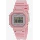 Casio Resin Square Digital Water Resistant Watch For Women Pink LA-20WH-4A1DF