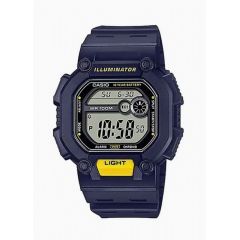 Casio Illuminator Digital Watch Size 46 mm Blue W-737H-2AVDF