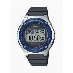 Casio Men's Resin Digital Watch 44 mm Black W-216H-2AVDF