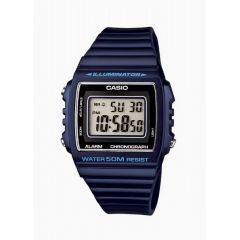 كاسيو ساعة للرجال رقمية 40 مم باللون الازرق W-215H-2AVDF