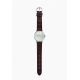 Casio Men's Leather Band Analog Watch 40 mm Brown MTP-VT01L-7B2UDF