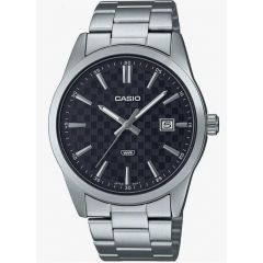 Casio Watch For Men Analog Stainless Steel Band Silver MTP-VD03D-1AUDF