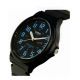 Casio Men Black Dial 44 mm Silicone Band Watch MW-240-2BVDF