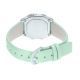 Casio Women's Digital Resin Leather Band Watch Green LA680WEL-3DF