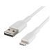 Belkin Boost Charge Lightning To USB A Cable 3M White 2220000464