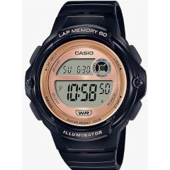Casio Men's Water Resistant Resin Analog Watch Black LWS-1200H-1AVDF