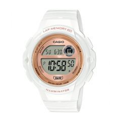 Casio Men's Water Resistant Resin Analog Watch White LWS-1200H-7A2VDF