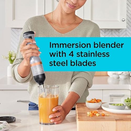 Black Decker Hand Blender 2 1 BCKM1012KB GB