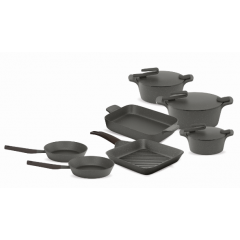 Pyrex Artisan Cookware Set 14 pieces Granite Grey 6223004508561