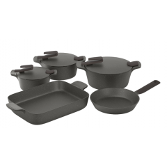 Pyrex Artisan Cookware Set 12 pieces Granite Gray 6223004508530