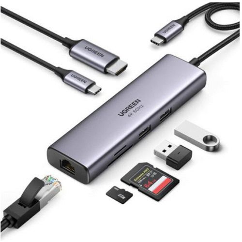 Ugreen USB-C 7 in 1 Multiport Adapter with Ethernet Interface CM512