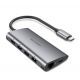 Ugreen USB-C 8-in-1 Multifunction Adapter Gray CM121