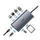 Ugreen USB-C 8-in-1 Multifunction Adapter Gray CM121