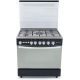 White Point Gas Cooker 5 Burners 60*90 cm With Fan Black Stainless Steel WPGC9060BXTA