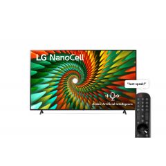 LG Nanocell TV 86"NANO77R WebOS Smart AI ThinQ, Magic Remote, HDR10, HLG, AI Picture, AI Sound Pro (5.1.2ch)