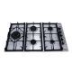 Purity Chimney Hood Pyramidal 90cm 750m3/h and Gas Hob 90 cm 5 Eyes And Gas Oven 60 cm PENTOBL90cm