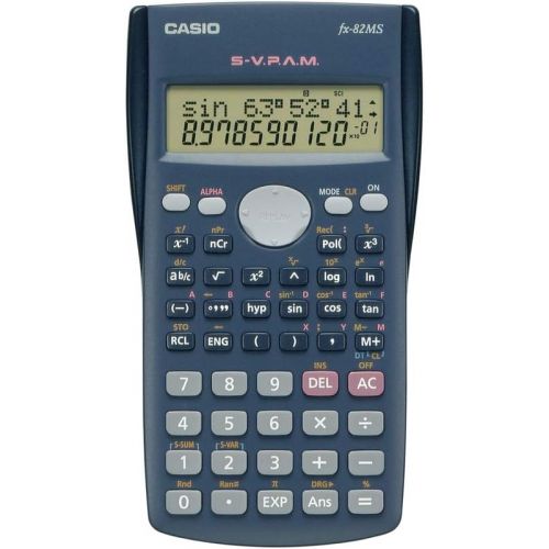 Casio Standard Scientific Calculator FX-82MS-WC-DH