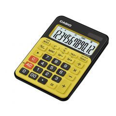 Casio Mini Desk Calculator 12 Digits Yellow MS-20NC-BYW-S-DC