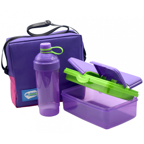 Medstar Lunch Box Bottle And Bag Purple 6221066090178-PR