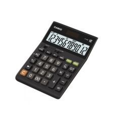 Casio Mini Desk Calculator 12 Digits Black D-120B-W-DP
