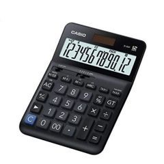 Casio Mini Desk Calculator 12 Digits Black D-120F-W-DP