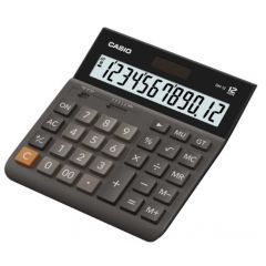 Casio Mini Desk Calculator 12 Digits Silver DH-120-W-DH