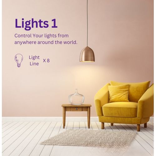 Home Automation Control 8 Light Line Lights 1