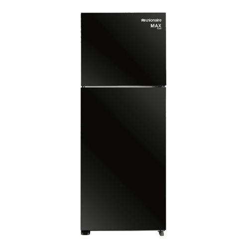 Unionaire Refrigerator 350L No Frost Glass Black URN-420LBG1A-MH