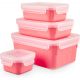 Tefal Msterseal Color Fresh Box Set 4 Pieces Pink N1030910