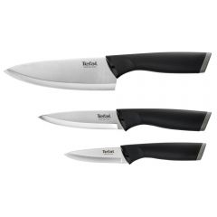 Tefal Comfort Paring Knife Set 3 Pieces Black K221S375
