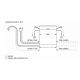 Bosch Free Standing Dishwasher 13 Set 60 cm Half Load Digital Black SMS46NB01V