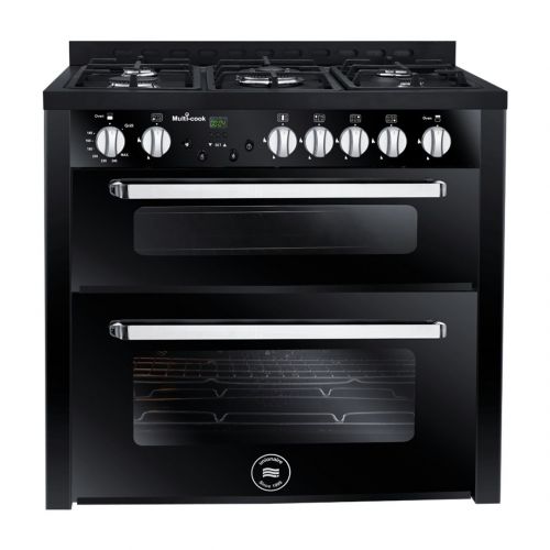 Unionaire Gas Cooker Digital 60*90 cm 5 Burners with Fan Full Safety C69EB-GC-383-IDSF-DV-AL
