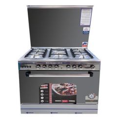 Royal Gas Tower Cast Free Stand Cooker 60*90 Without Safety With Fan Stainless 2010336