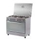 Royal Gas Caesar Cast Cooker Digital 5 Burners Cast Iron 60*90 cm With Fan Stainless 2010294