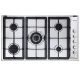 Elba Built-In Gas oven 90 cm with Fan and Gas Hob 90 cm 5 Burners 109-52XN