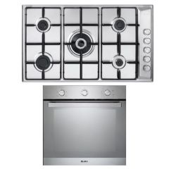 Elba Built-In Gas Oven 62 liters 60 cm and Gas hob 90 cm AL6XLXFG