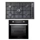 Elba Built-In Gas Oven With Grill 60 cm and Gas Hob 90 cm 5 Burners EL10XLBFG