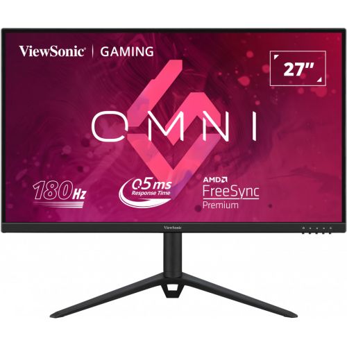 ViewSonic Monitor 27" Fast IPS HDR10 AMD FreeSync™ Premium VESA AdaptiveSync 180hz VX2728J