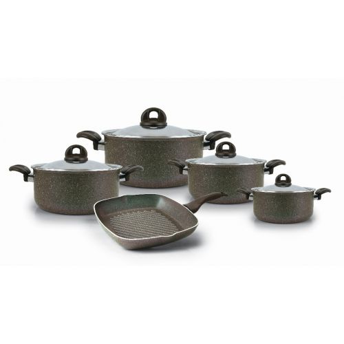 Trueval Plus cooking Set 9 Pieces Pot 18-20-24-28 and Grill 28 cm 6222013228903