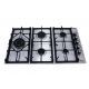 Purity Chimney Hood Pyramidal 90cm 750m3/h and Gas Hob 90 Cm 5 Eyes and Gas Oven 90cm PT902GGD
