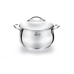 Zinox Cooking Curvy Pot Size 22 Silver 6222016800885