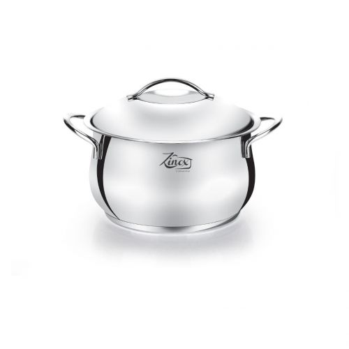 Zinox Cooking Curvy Pot Size 24 Silver 6222016800892