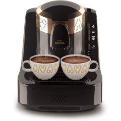 أرزوم أوكا ماكينة قهوة تركى 710 وات لون أسود * نحاسي OK001