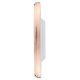Titan Contemporary Rose Gold Metallic Finish Wall Clock with Silent Sweep Technology 30 * 30 cm W0001PA02