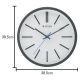 Titan Contemporary White Wall Clock with Silent Sweep Technology 30.5 x 30.5 cm W0002PA01