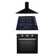 Purity Hood 60 cm and 60 cm 4 Eyes Gas Hob and Gas Oven 60 cm PENTOBl60