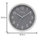 تيتان ساعة حائط 32.5 × 32.5 سم لون رمادي W0055PA03