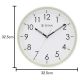 Titan Wall Clock White Dial Green Color Lume Filled Hands Technology 32.5 x 32.5 cm W0055PA01