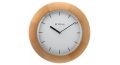 تيتان ساعة حائط 32.3 × 32.3 سم خشبية بقبة زجاجية W0035WA01